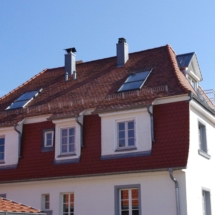 Dachumdeckung, Dachfenstereinbau, Zellulosedämmung, Innenausbau des Dachgeschosses
